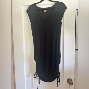 Free people Ruched Drawstring Dress